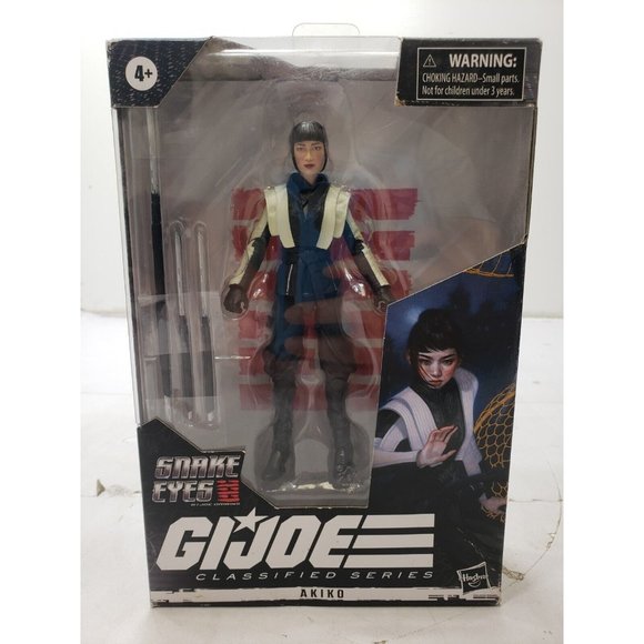 GI Joe Classified 6" Scale figure lot of 2 Snake Eyes Scarlett 20 & Akiko 18 - Picture 5 of 7